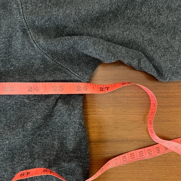 🛠 Carhartt K84 Henley Shirt XL Charcoal Gray Pocket Tee Loose Fit Workwear - Picture 6 of 8